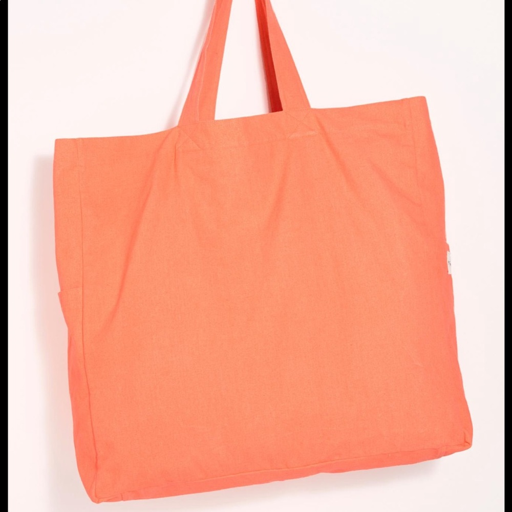 Free people selvedge tote neon orange new 🌟🌟